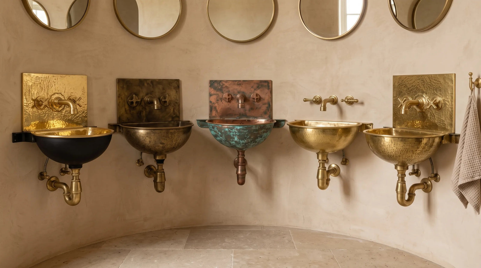 Wall Mounted Bathroom Sink - BRASSDORIA