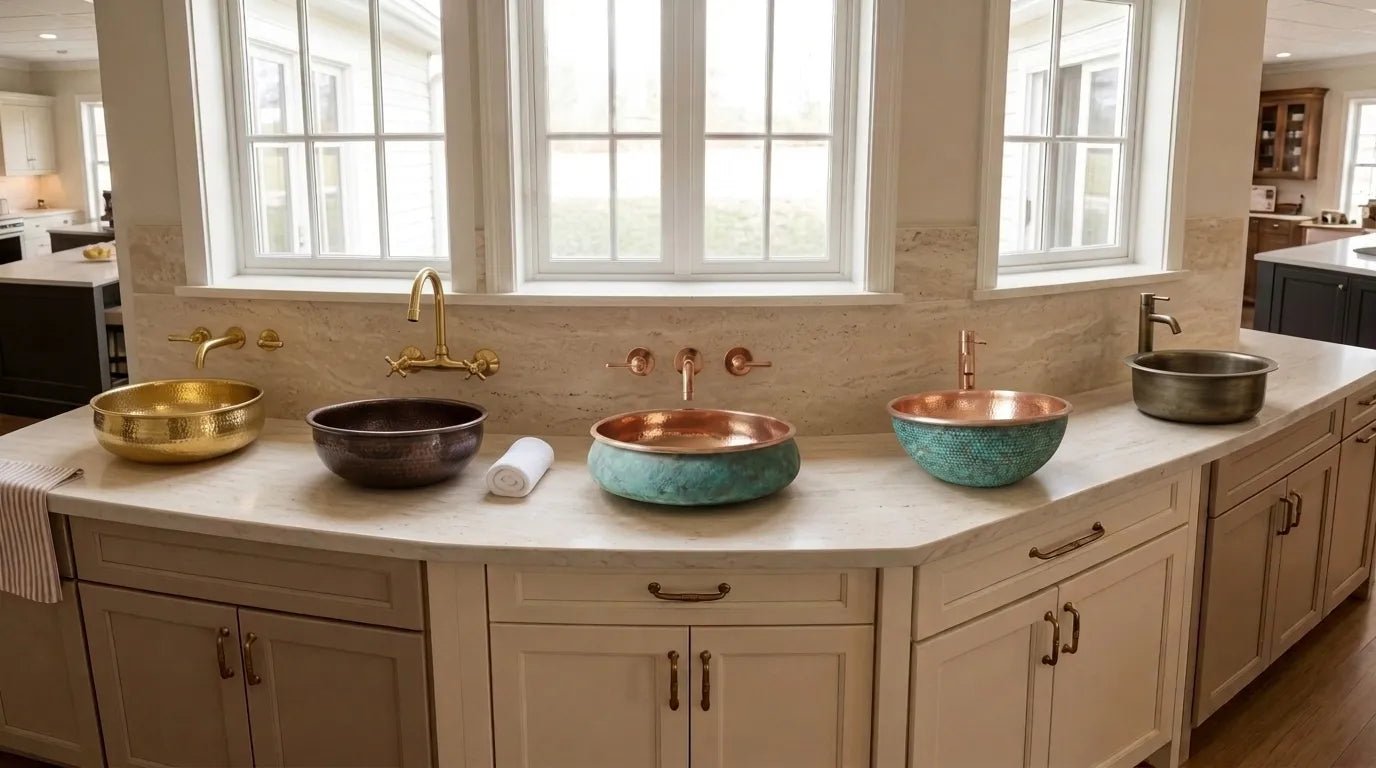 Vessel Bathroom Sinks - BRASSDORIA