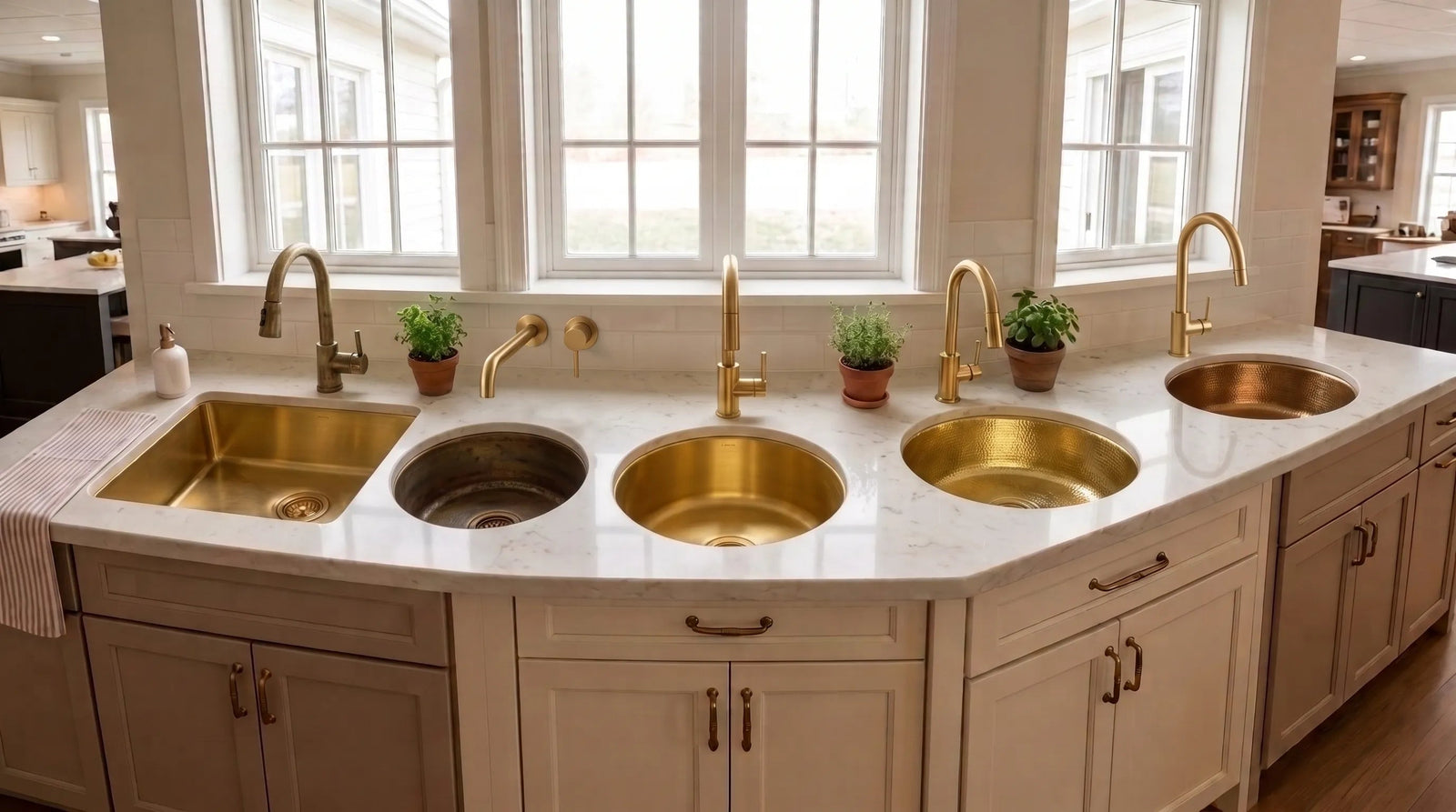 Undermount Bathroom Sinks - BRASSDORIA