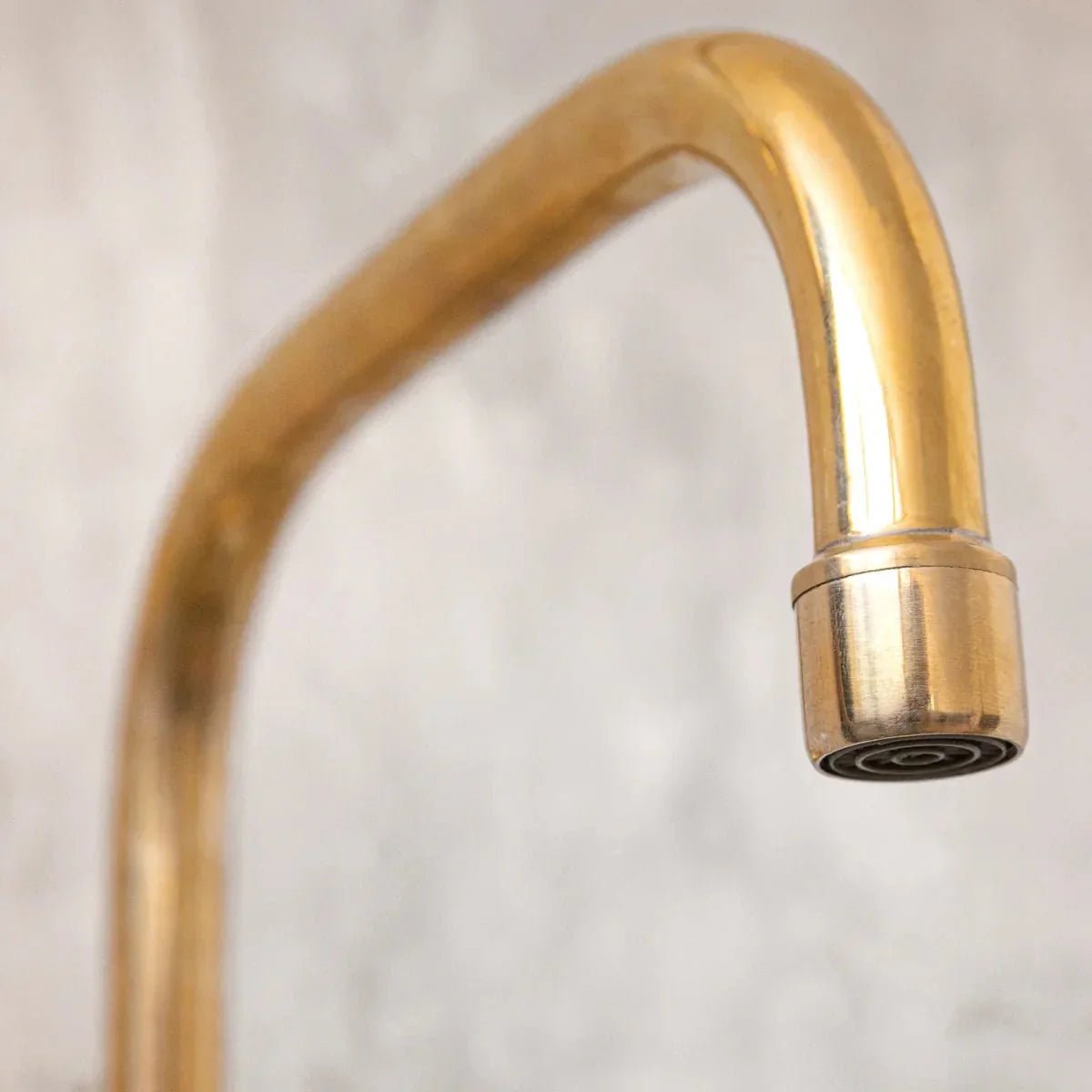 Antique Brass Bathroom Faucet - Wall Mount Faucet - BRASSDORIA