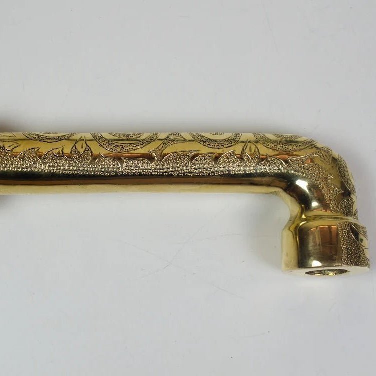 Brass Bathroom Faucet, Antique Brass Wall Mount Faucet - BRASSDORIA