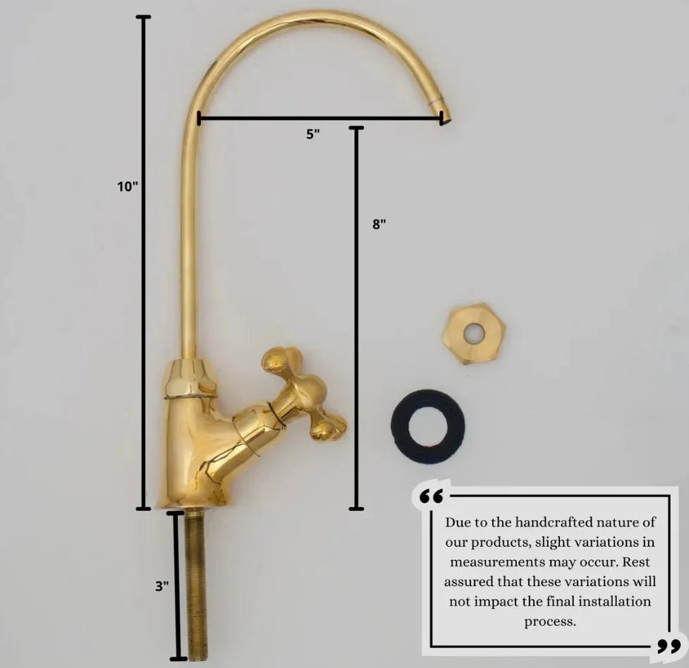 Brass Faucet Single Hole - Only Cold Or Hot Water - BRASSDORIA