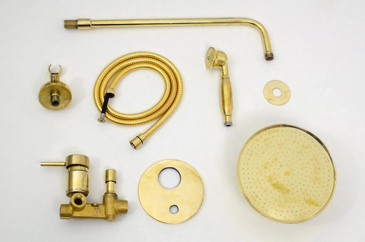 Brass Shower Fixtures - Brass Shower System - BRASSDORIA