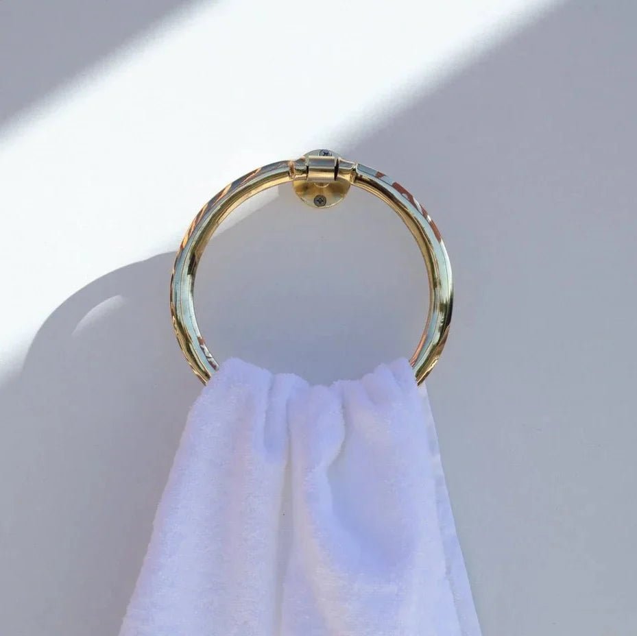 Brass Towel Holder For Bathroom - BRASSDORIA