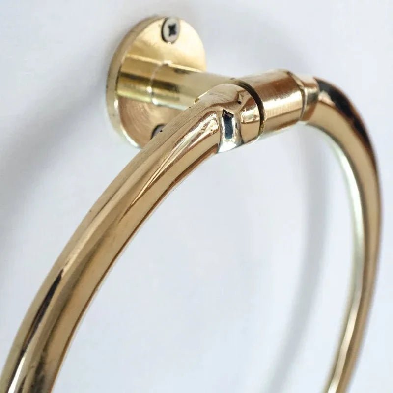Brass Towel Holder For Bathroom - BRASSDORIA