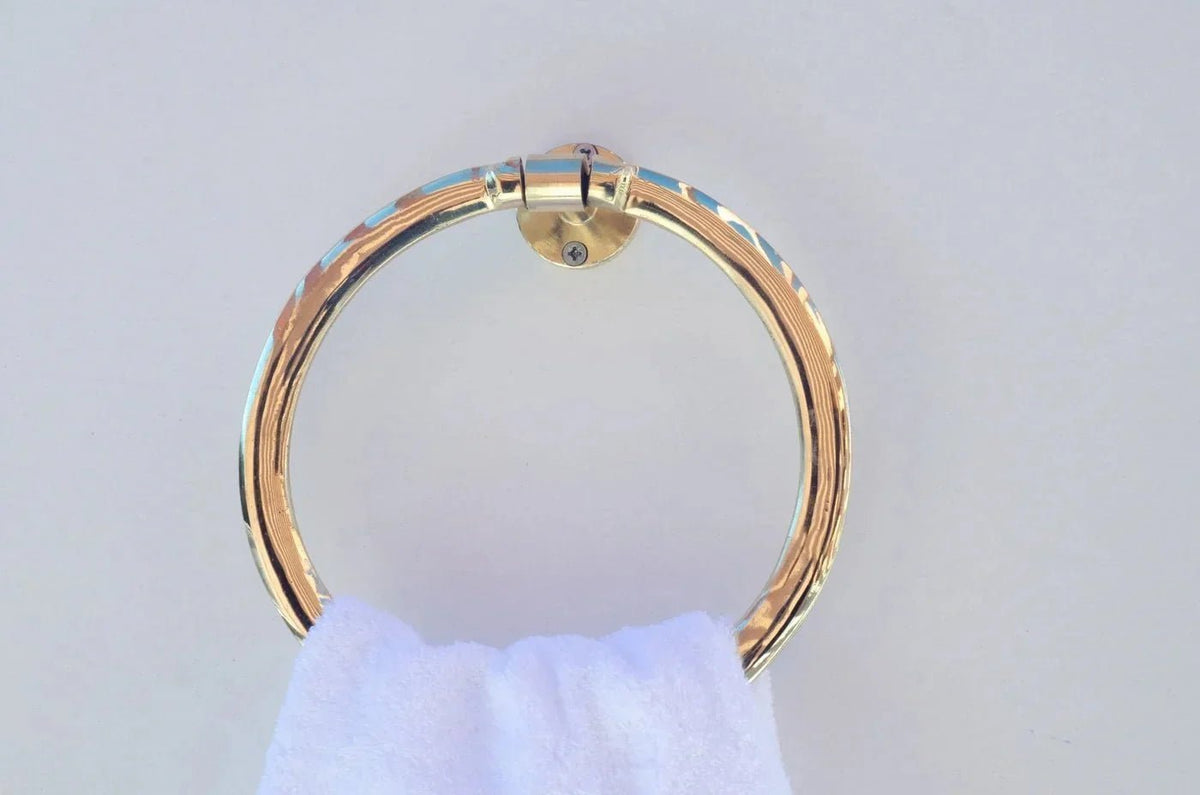 Brass Towel Holder For Bathroom - BRASSDORIA
