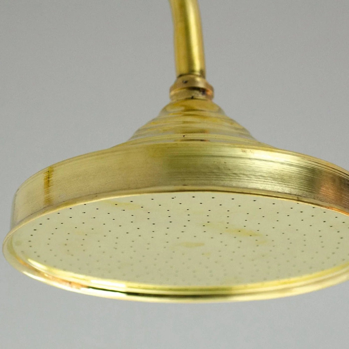 Built in Solid Brass Shower 2 outlet - Concealed Brass Shower Set with Tub filler - BRASSDORIA