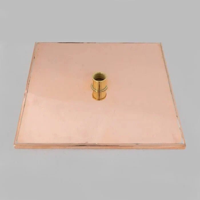 Copper Shower Head - Square Shower Head - BRASSDORIA