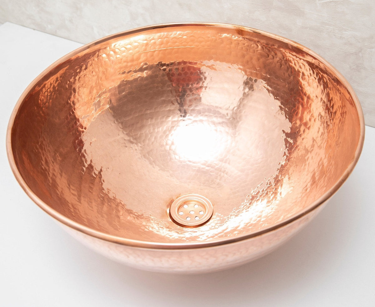 Copper Vanity Vessel Sink - BRASSDORIA