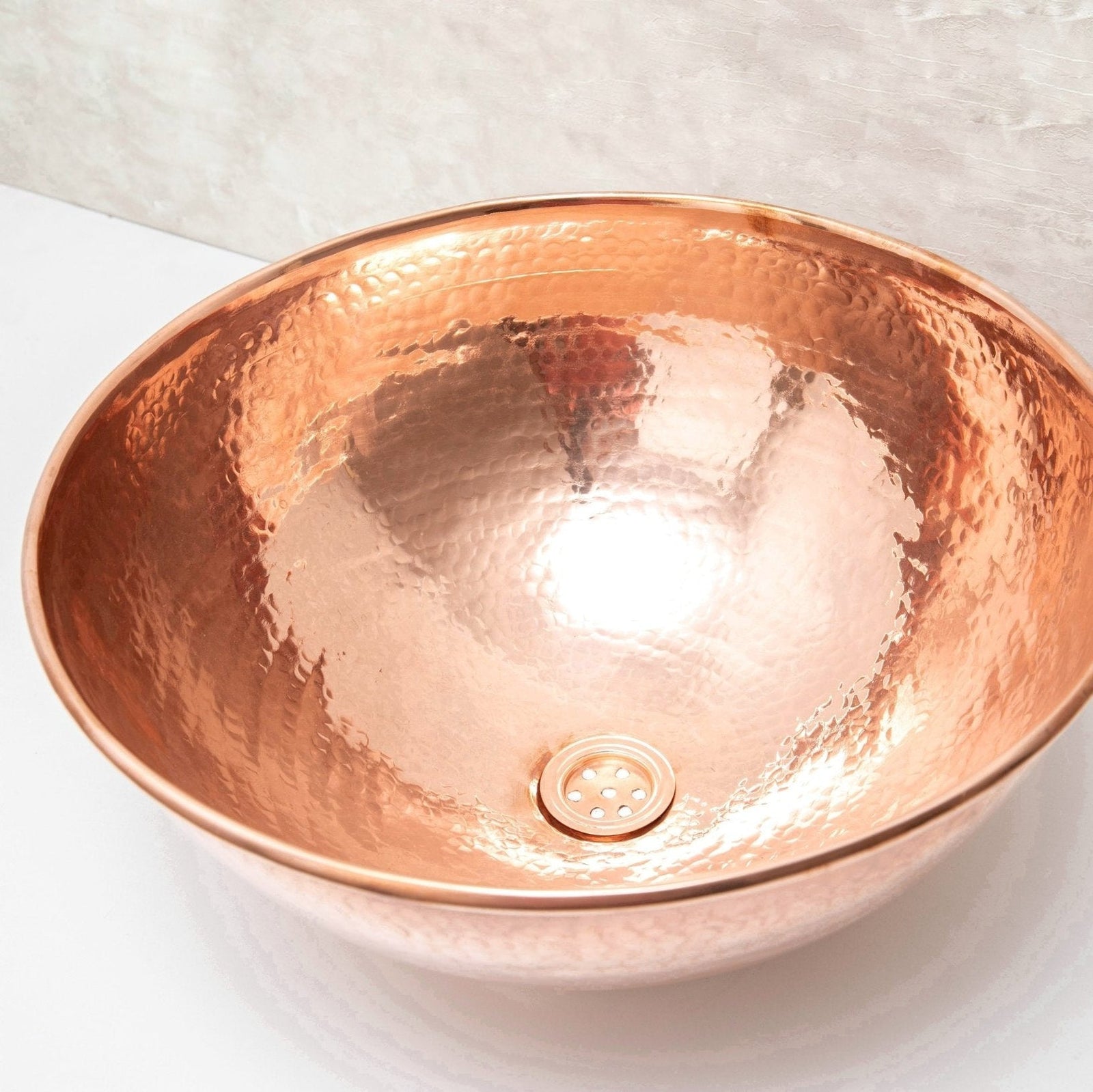 Copper Vanity Vessel Sink - BRASSDORIA