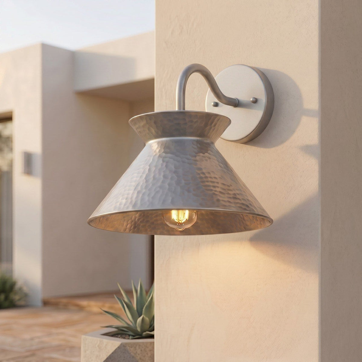 Green Patina Handcrafted Verdigris Vintage Copper Wall Sconce Handmade Moroccan - BRASSDORIA