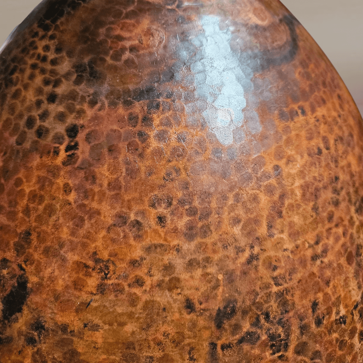 Hammered Copper Dome Pendant – Rustic Ceiling Light for Kitchen Islands - BRASSDORIA