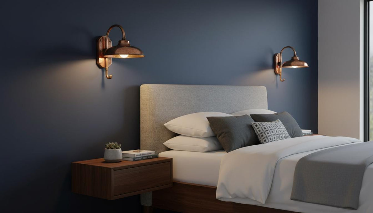 Hammered Copper Gooseneck Wall Sconce – Outdoor Farmhouse Wall Light - BRASSDORIA