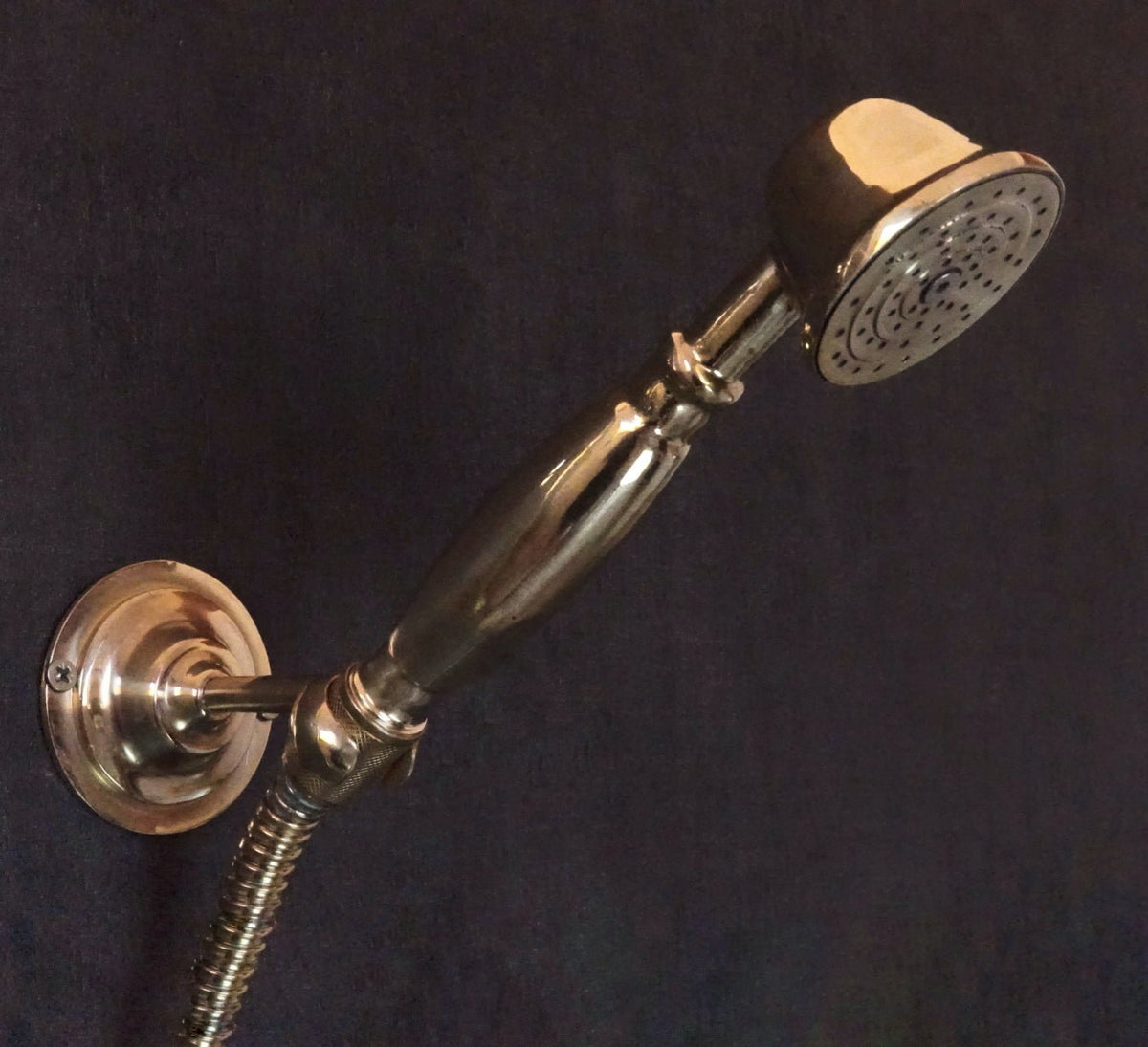 Handcrafted Solid Brass Shower System with Tub Filler - BRASSDORIA