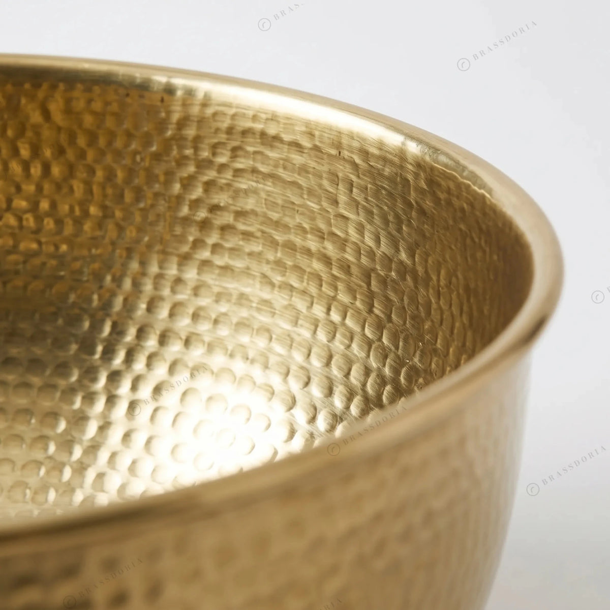 Handmade Hammered Brass Vessel Sink – Moroccan Gold Washbasin & Rustic Vanity Decor - BRASSDORIA