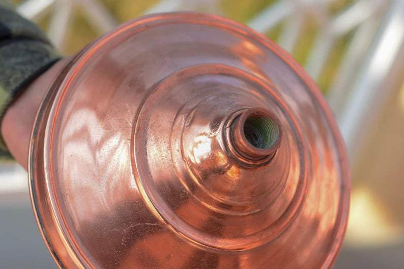 Rain Shower Head, Copper Showerhead, Round Showerhead, Works Outdoor - BRASSDORIA