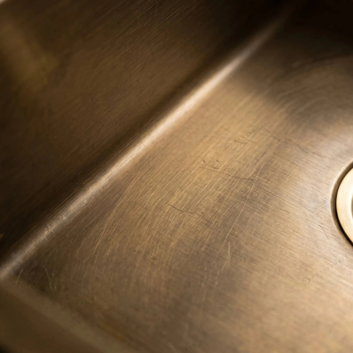 Rectangular Brass Kitchen Sink – Handmade Drop-In Kitchen Sink - BRASSDORIA