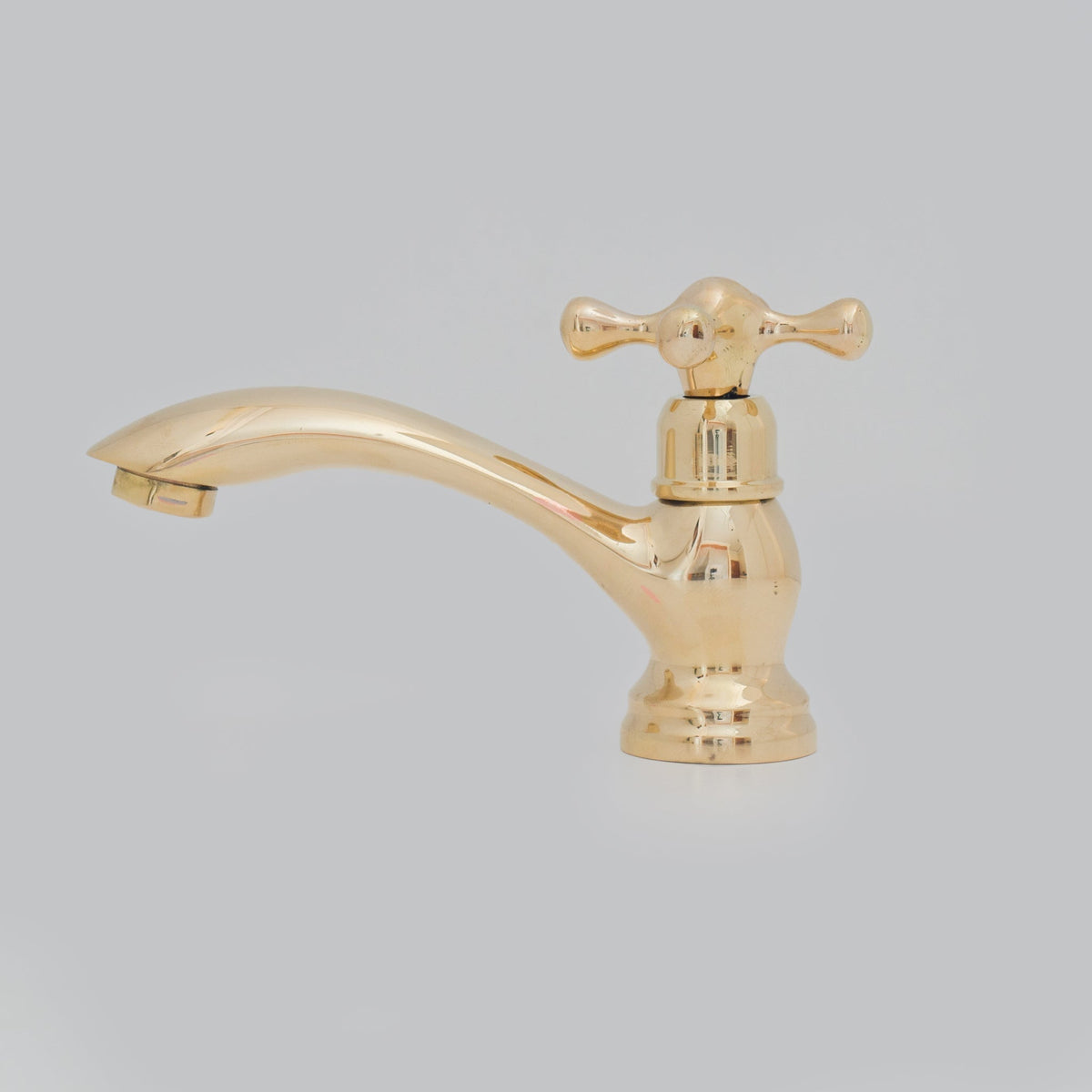 Single Hole Brass Bathroom Faucet - Brass Single Hole Bathroom Faucet - BRASSDORIA