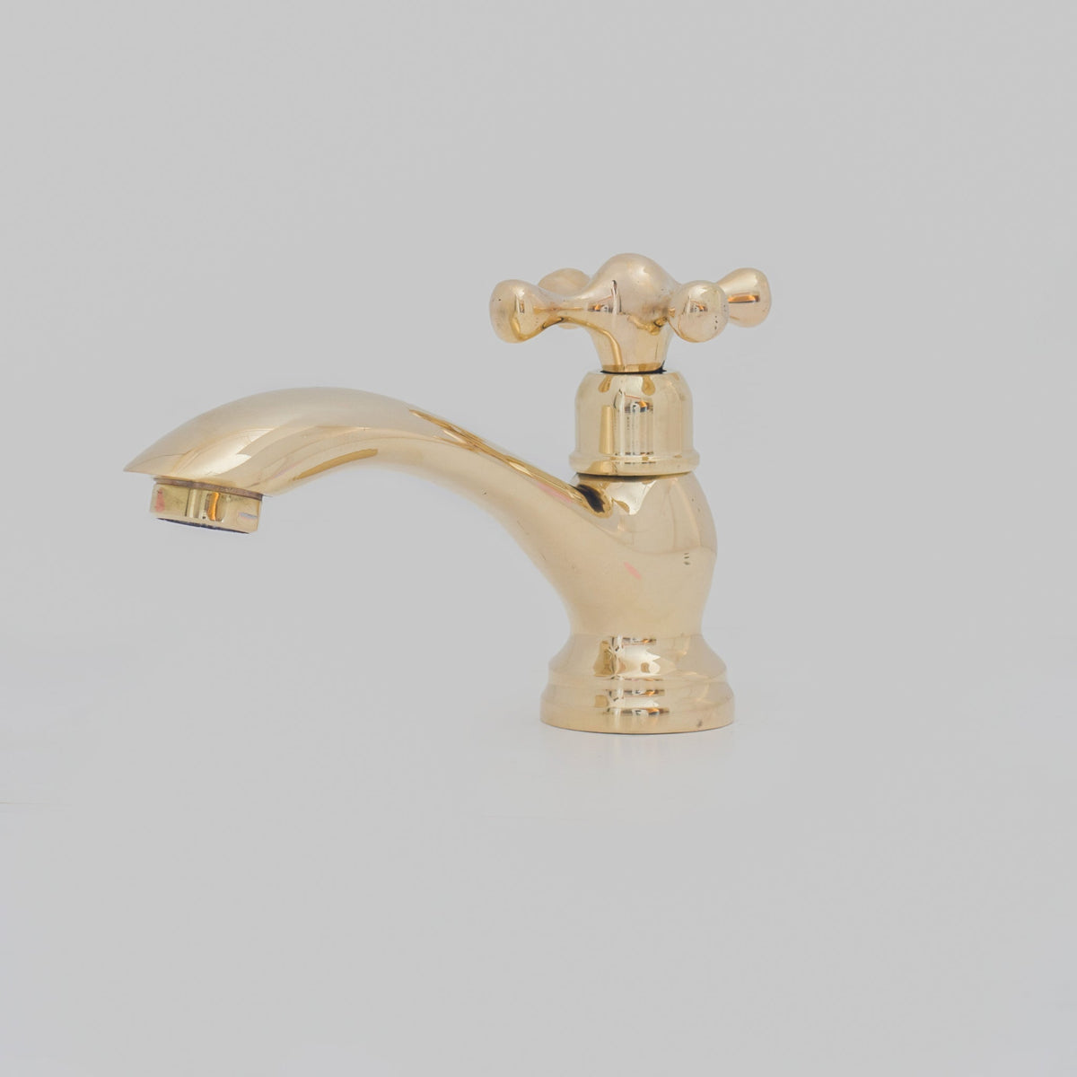 Single Hole Brass Bathroom Faucet - Brass Single Hole Bathroom Faucet - BRASSDORIA