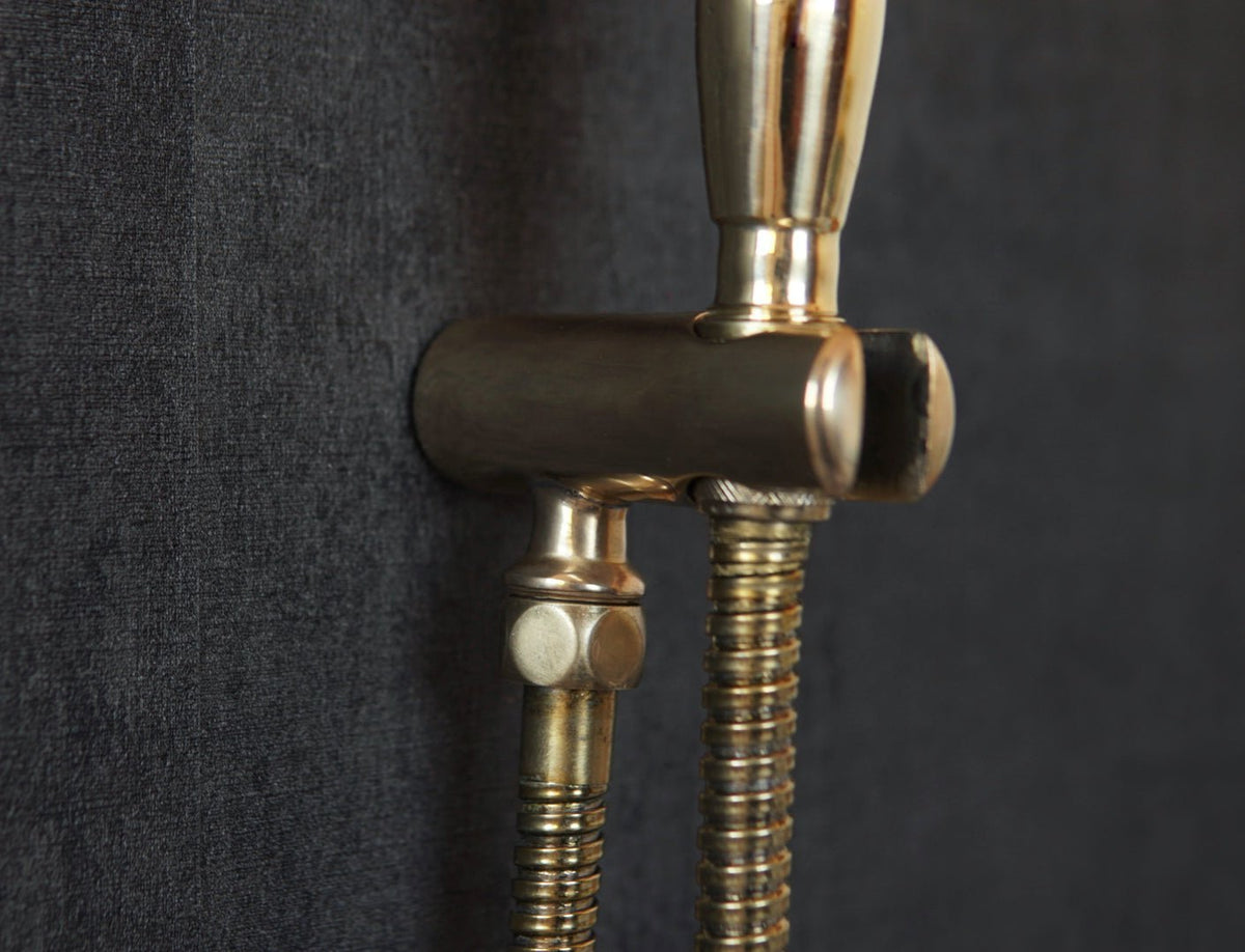 Solid Brass Concealed Shower – Handheld Shower - BRASSDORIA