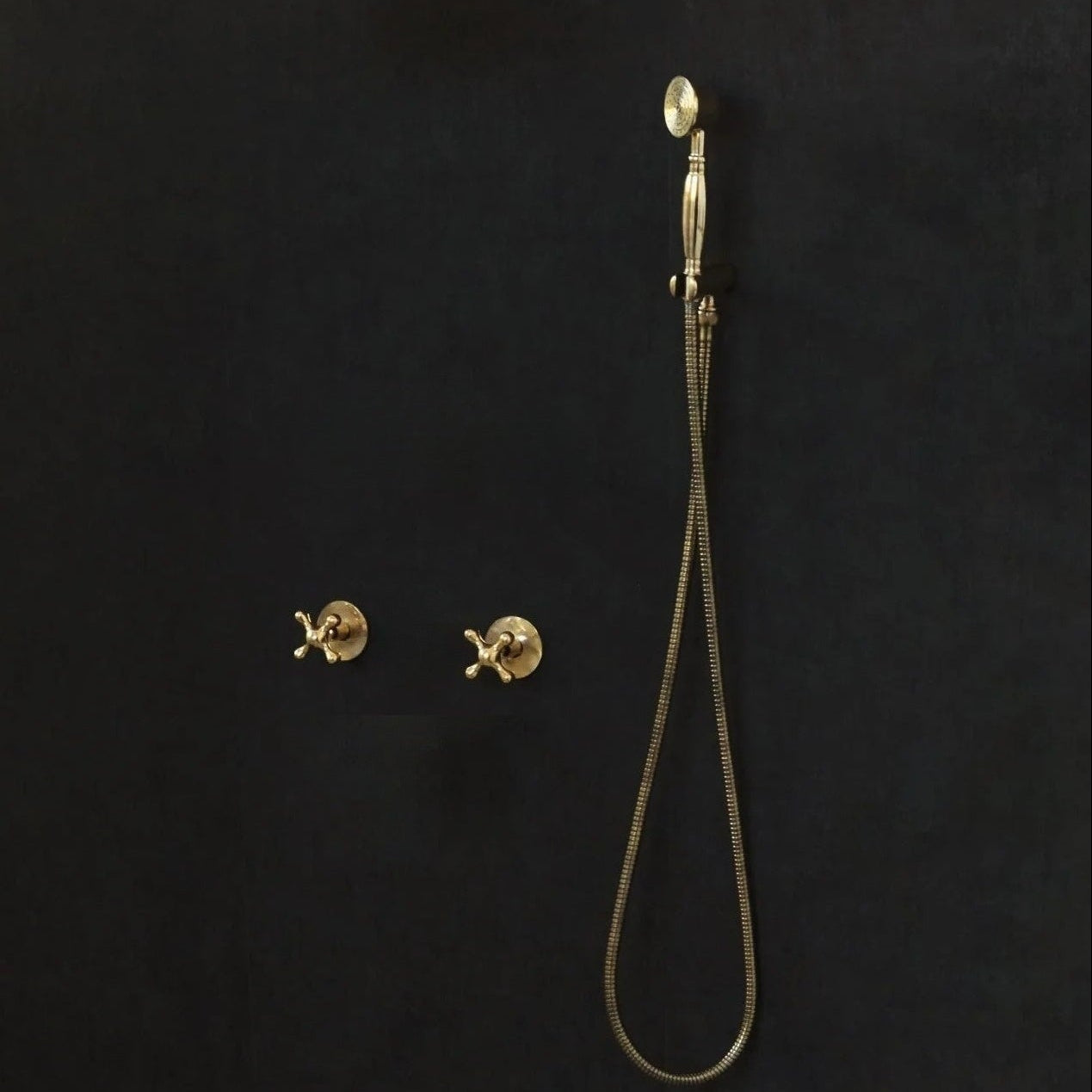 Solid Brass Concealed Shower – Handheld Shower - BRASSDORIA