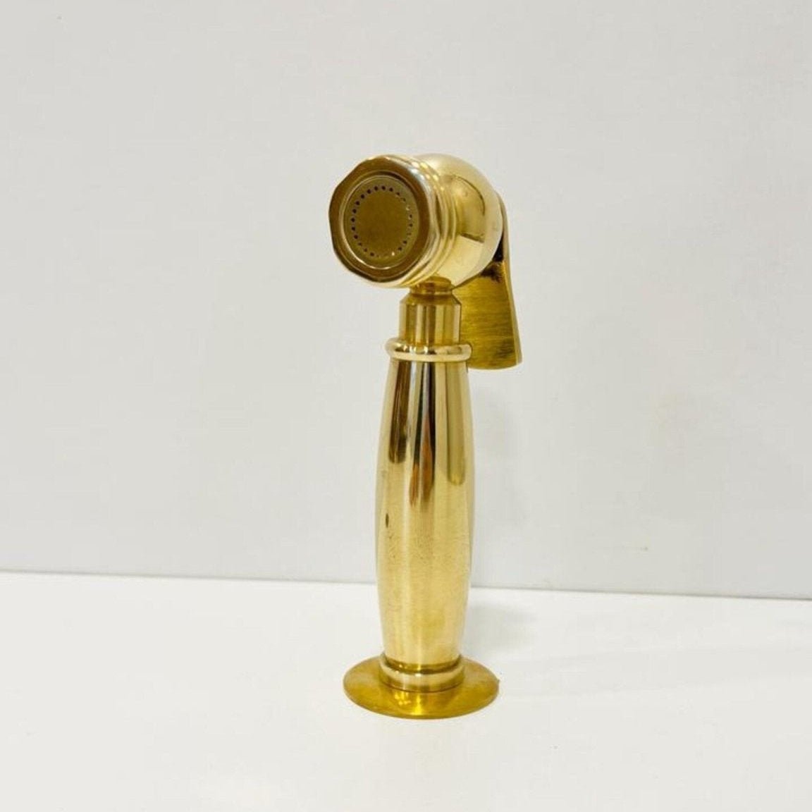 Solid Brass Kitchen Hand Sprayer - Classic Side Sprayer - BRASSDORIA