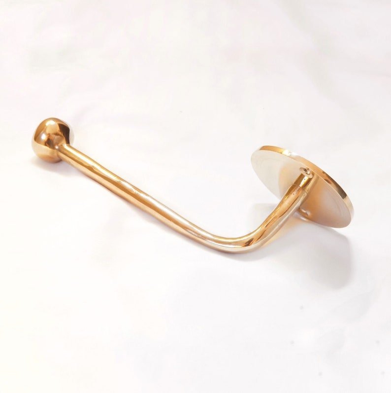 Solid Brass Toilet Paper Holder - BRASSDORIA
