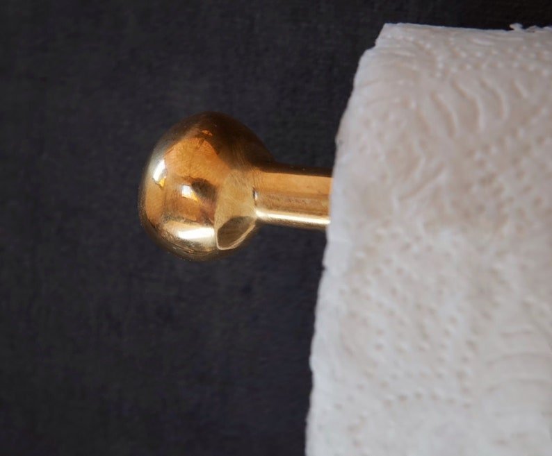 Solid Brass Toilet Paper Holder - BRASSDORIA