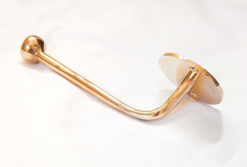 Solid Brass Toilet Paper Holder - BRASSDORIA