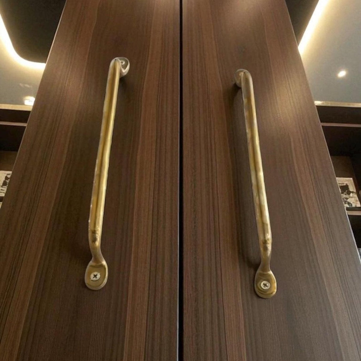 Solid Unlacquered Brass Cabinet Pulls - BRASSDORIA