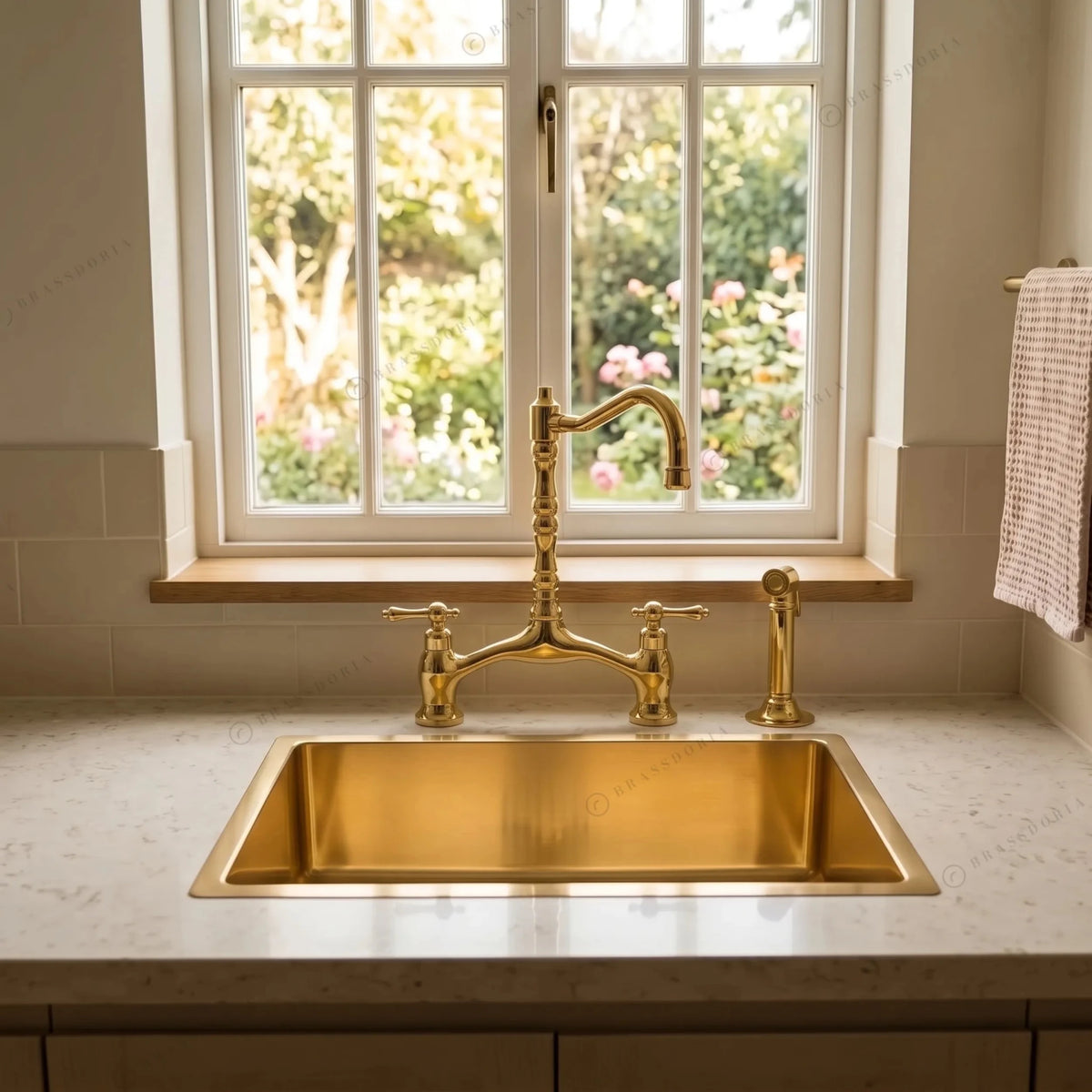 Solid Unlacquered Brass Undermount Sink – Kitchen Bar & Island Basin - BRASSDORIA