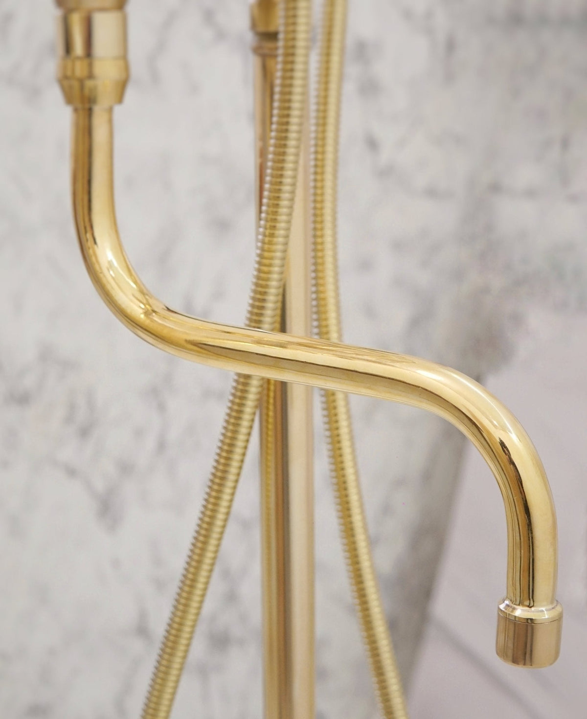 The Classic English Style Telephone Tub Filler, Brass Freestanding Filler - BRASSDORIA