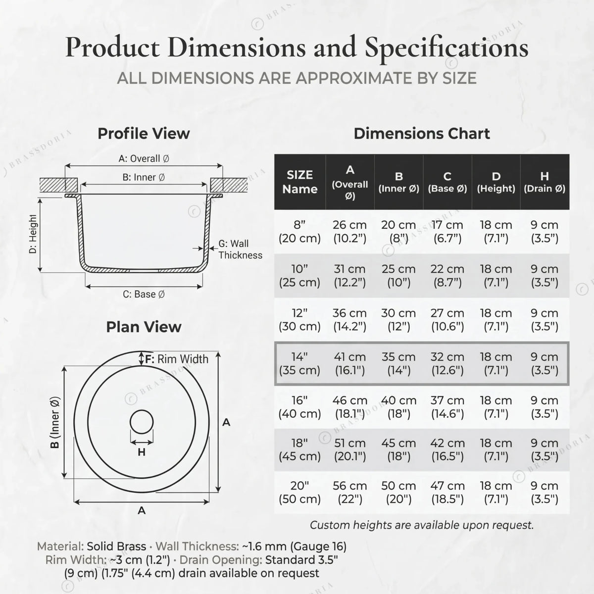 Unlacquered Brass Bar Sink – Undermount Prep Basin with Strainer - BRASSDORIA