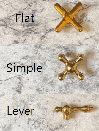 Unlacquered Brass Bathroom Faucet - Antique Brass Wall Mount Faucet - BRASSDORIA