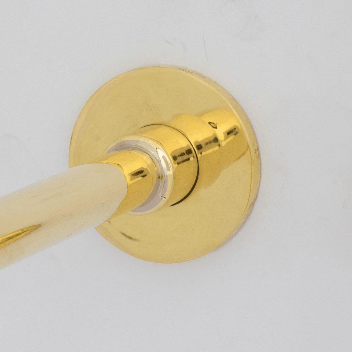Unlacquered Brass Bathroom Faucet - Antique Brass Wall Mount Faucet - BRASSDORIA