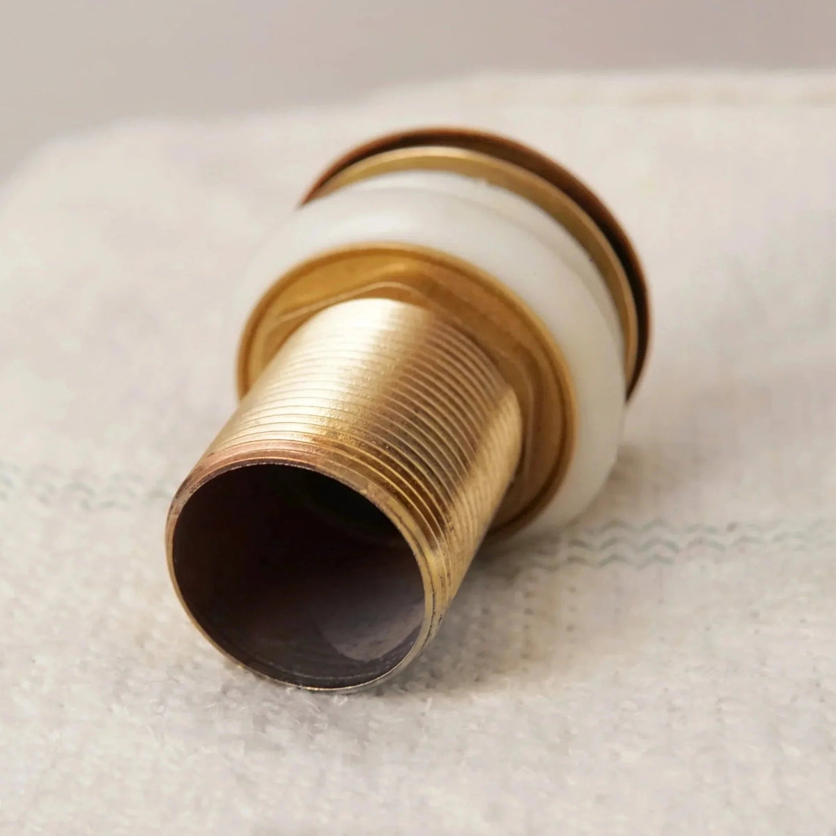 Unlacquered Brass Bathroom Sink Drain, Basin Sink Stopper, Pop up Drain - BRASSDORIA