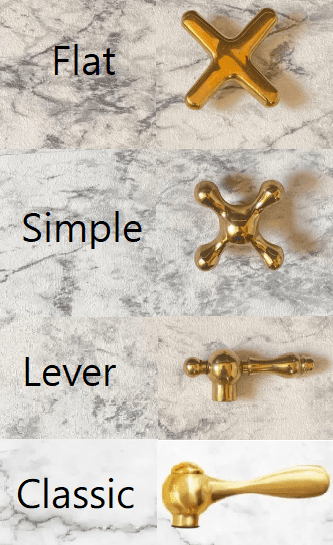 Unlacquered Brass Bridge Kitchen Faucet - Solid Brass Kitchen Tap - BRASSDORIA