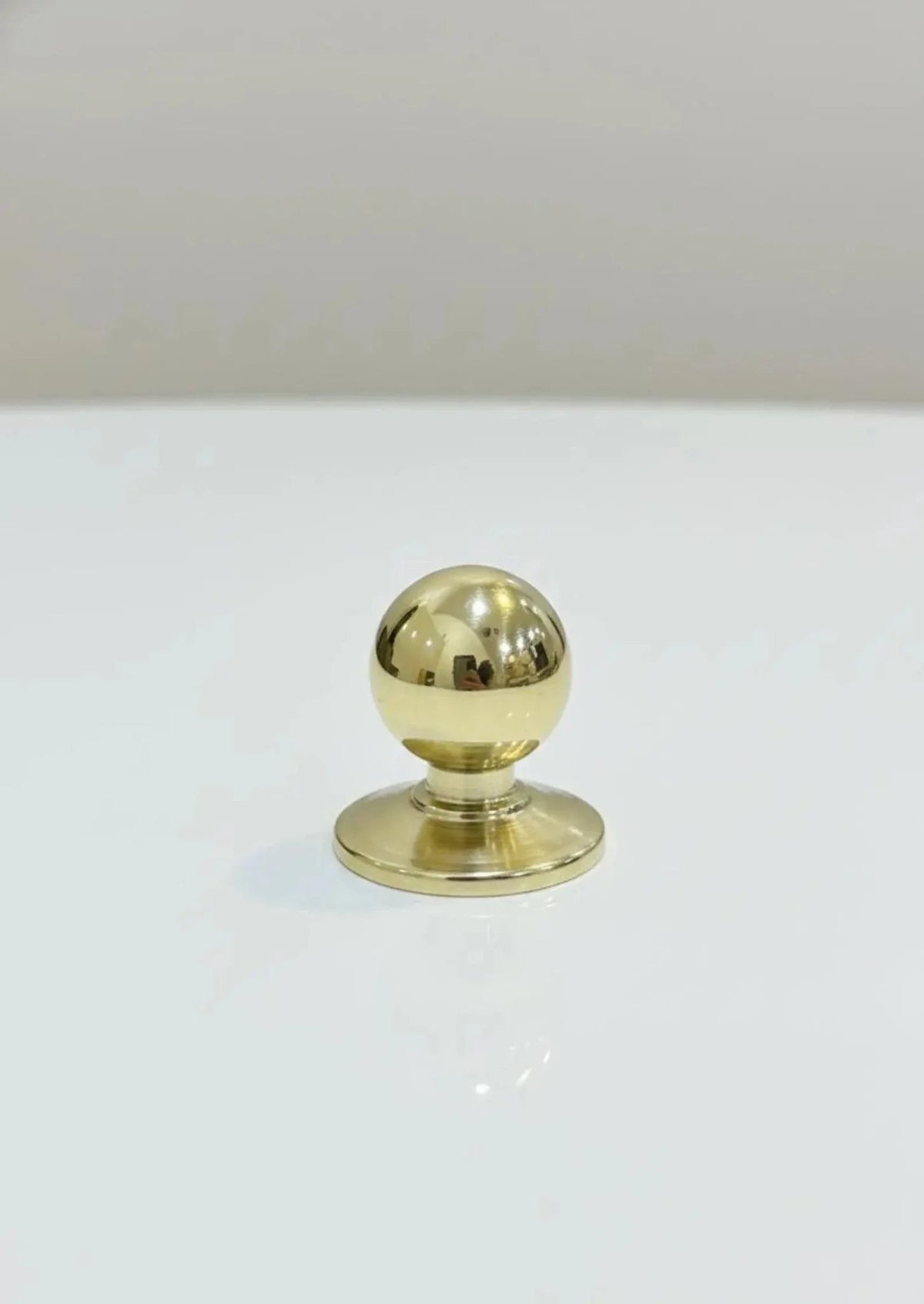 Unlacquered Brass Round Cabinet Knobs – Solid Brass Drawer Knobs - BRASSDORIA