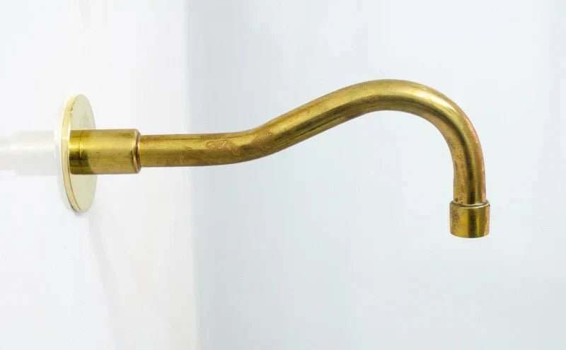 Unlacquered Brass Shower – Rain Shower Set - BRASSDORIA