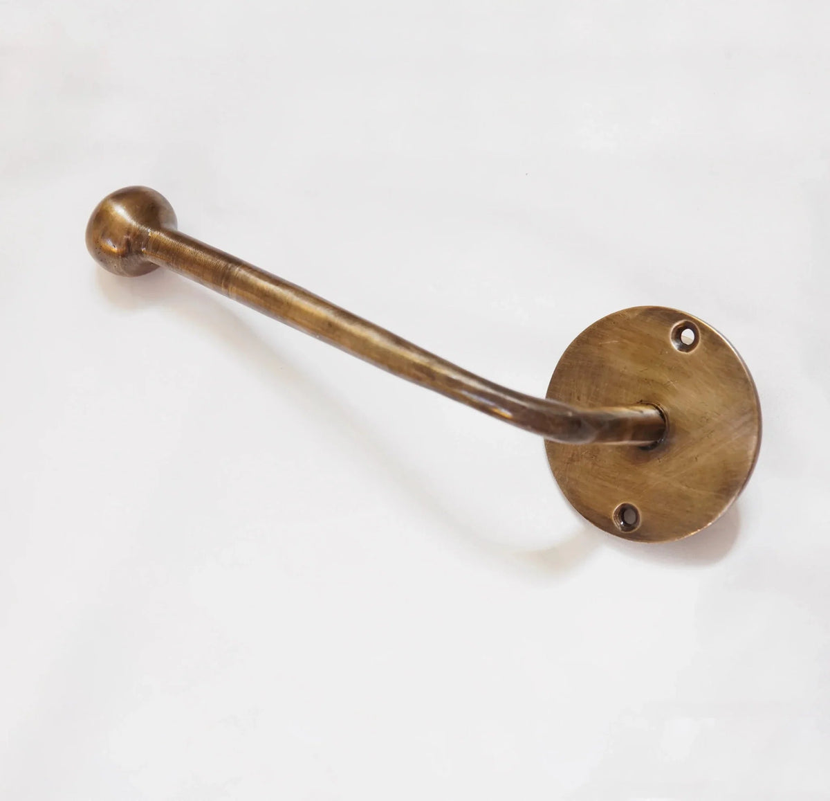 Unlacquered Brass Toilet Paper Holder - BRASSDORIA