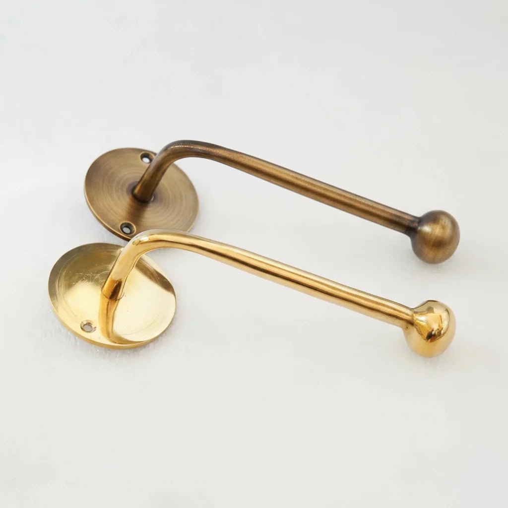 Unlacquered Brass Toilet Paper Holder - BRASSDORIA