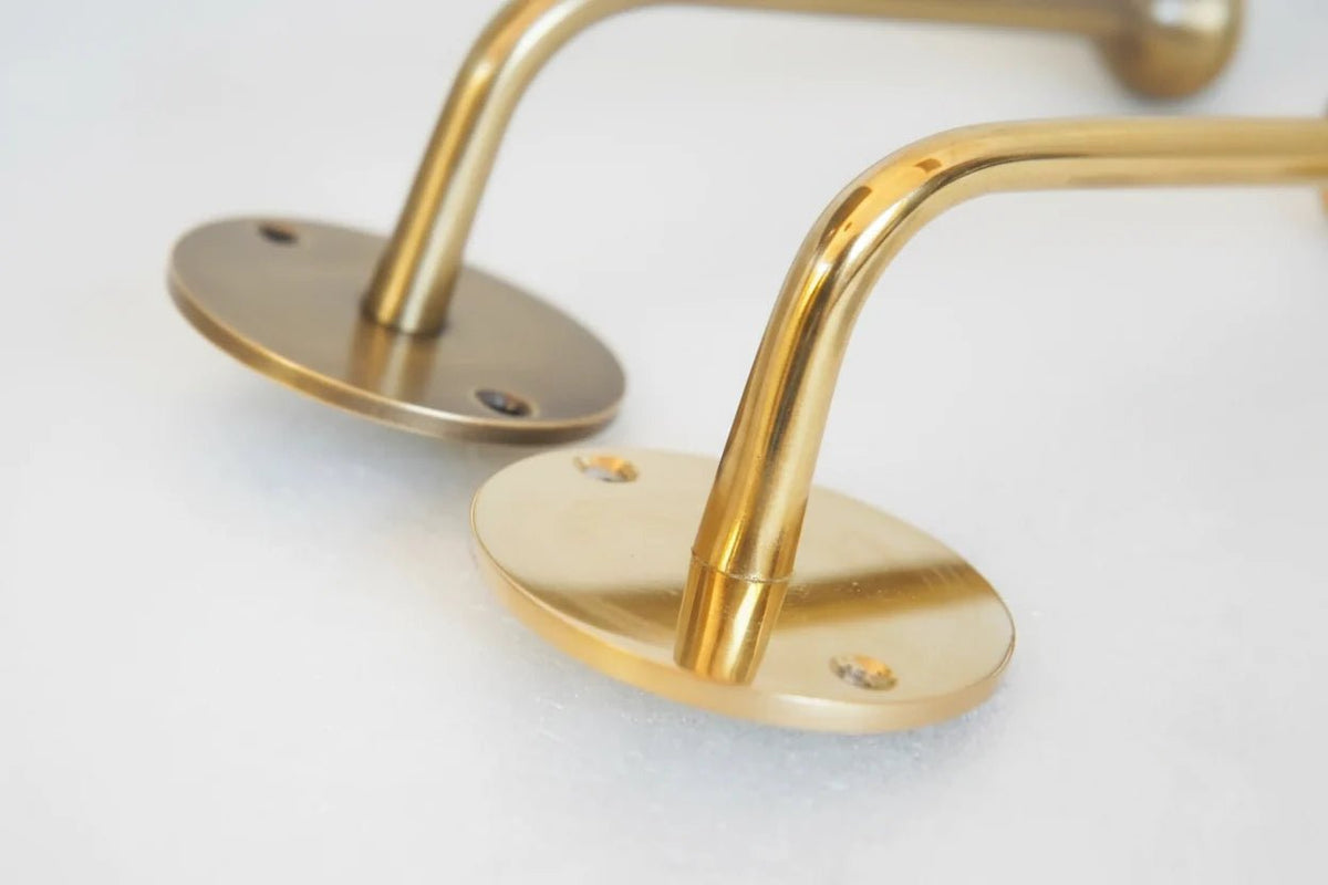 Unlacquered Brass Toilet Paper Holder - BRASSDORIA