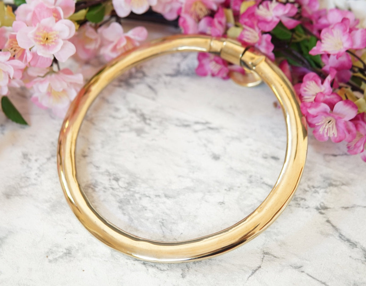 Unlacquered Brass Towel Holder - BRASSDORIA