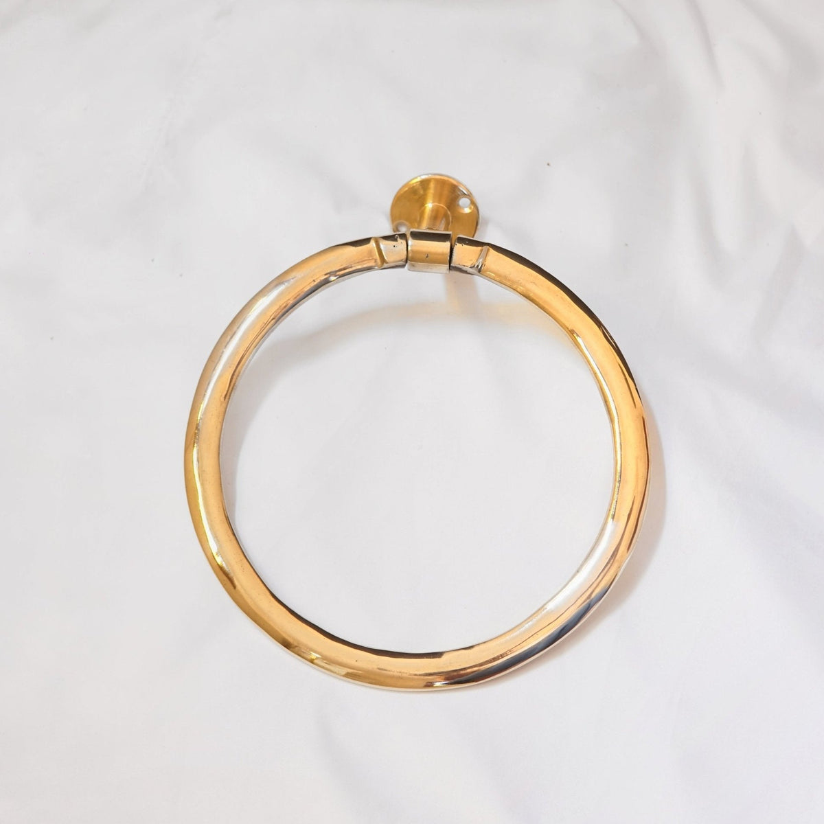 Unlacquered Brass Towel Holder - BRASSDORIA