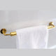 Unlacquered Brass Towel Rail - Bathroom Towel Holder - BRASSDORIA