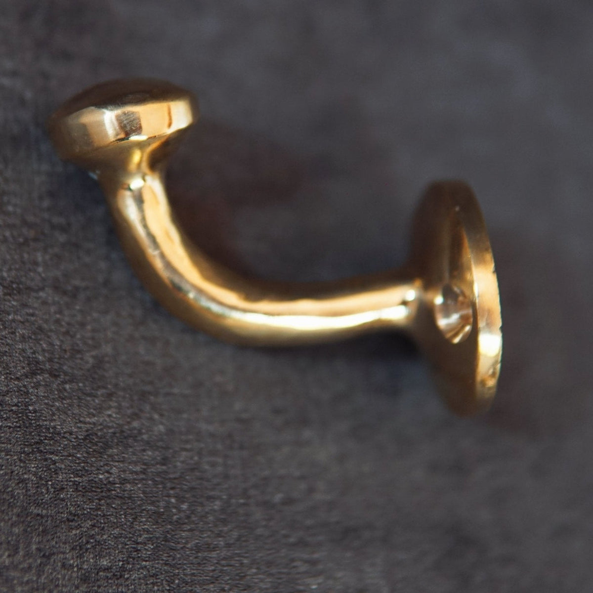 Unlacquered Solid Brass Hook, Multi Use Hook For Storage - BRASSDORIA