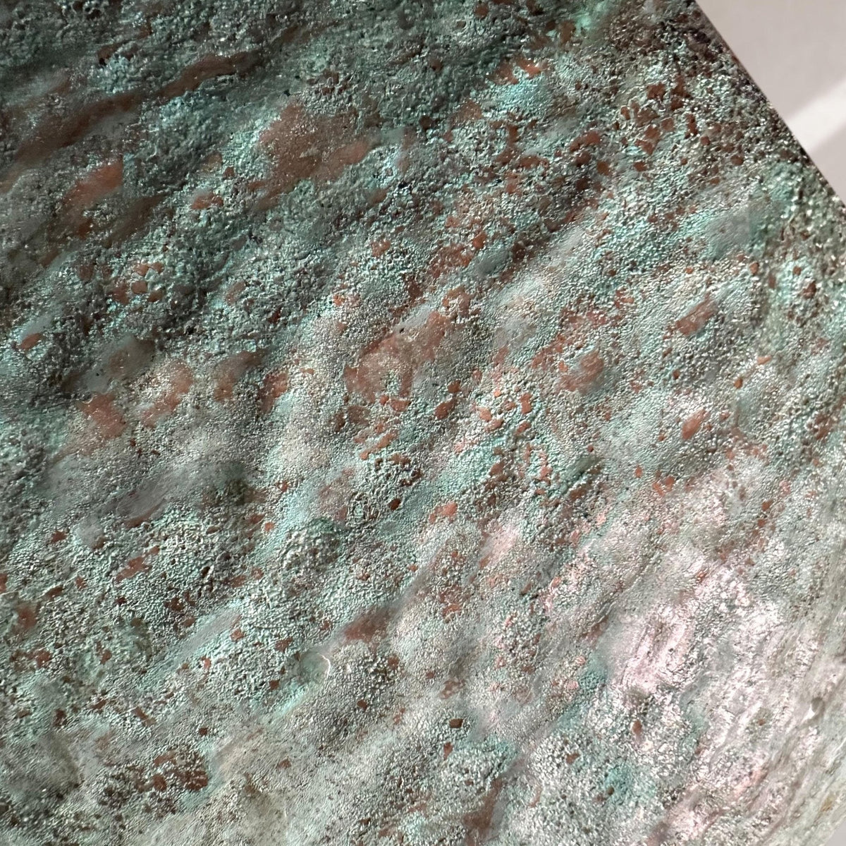 Verdigris Copper Dome Pendant – Green Patina Ceiling Light for Rustic Decor - BRASSDORIA