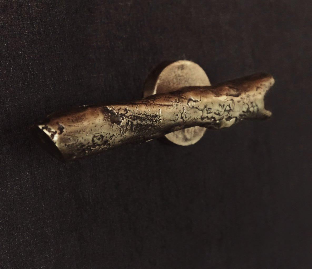 Vintage Brass Door Handle, Tree Branch Design - BRASSDORIA
