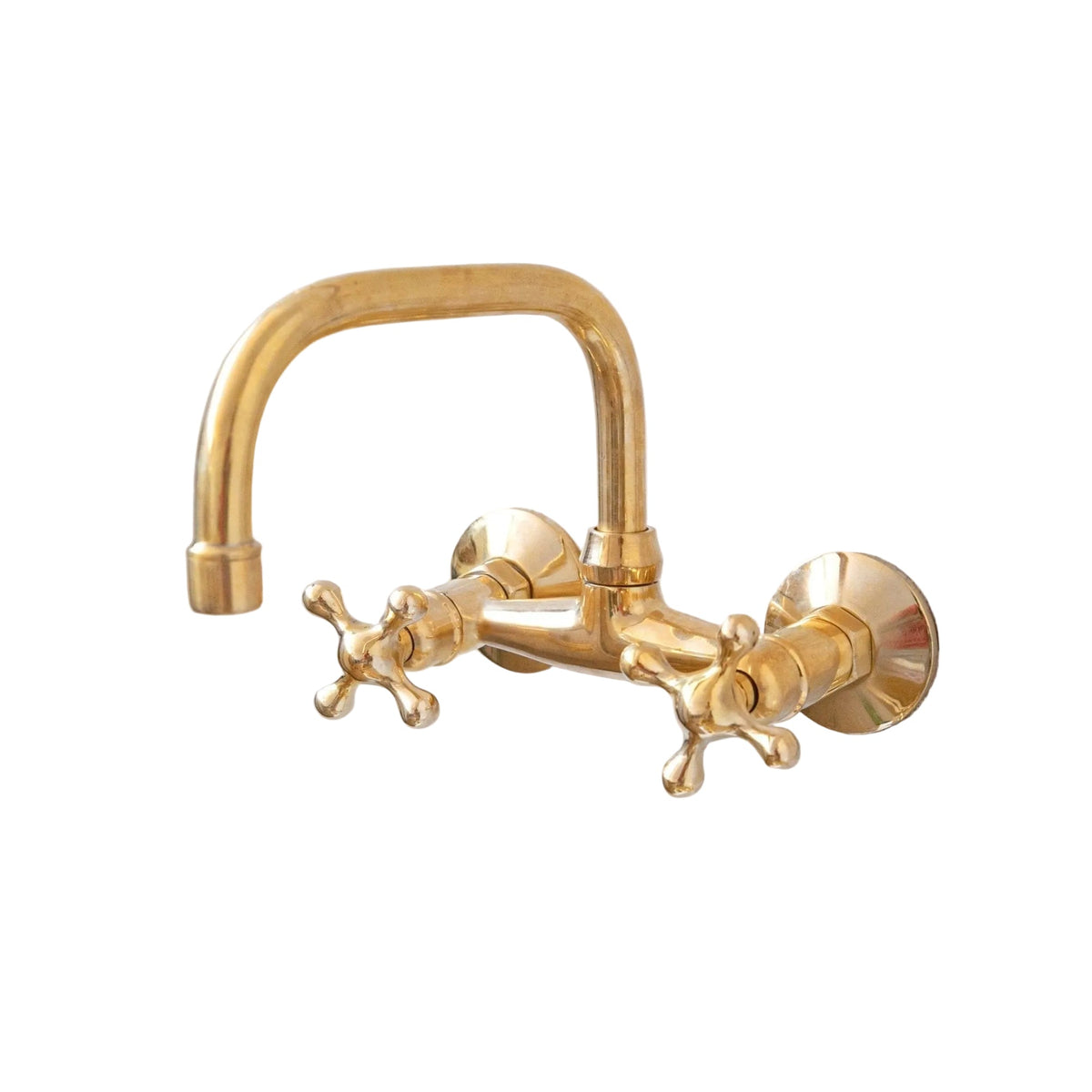 Wall Mounted Solid Brass Faucet For Bathroom and Kitchen - BRASSDORIA