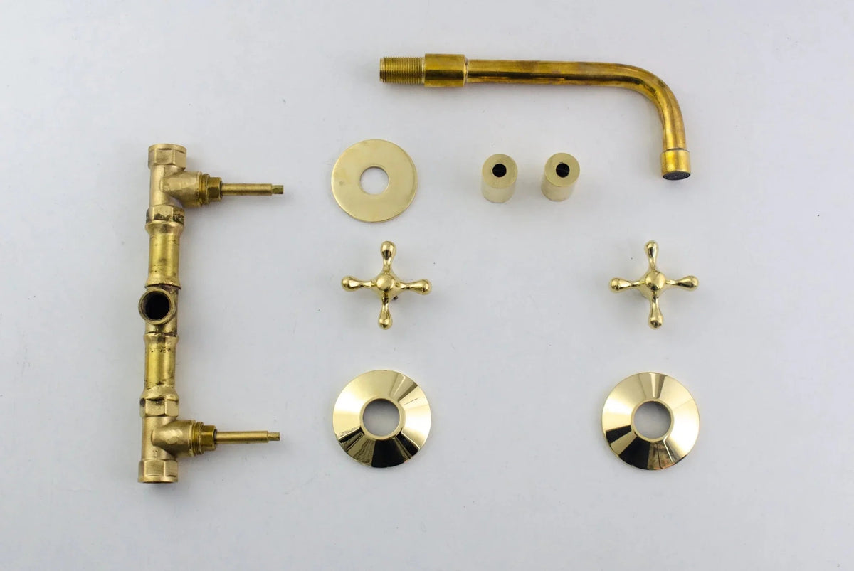 Wall Mounted Tub Filler - Bath Tub Filler ISH13 - BRASSDORIA